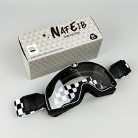 Retro-style DEUS Motorcycle Helmet Goggles
