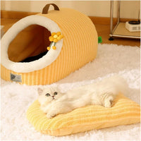 4pcs Cute Cat Cute Pet Series Beds 1 Bed Sheet 1 Bed Sheet And 2 Pillowcases Bedding, Suitable For All Seasons