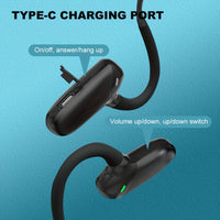 Open,design Bone Conduction Headphones, Wireless Headset, Comfortable To Wear, High-definition Sound Quality, Designed For Running And Sports, Long Battery Life, Stylish And Lightweight