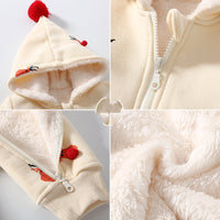 Khaki Padded Warm Baby Clothes Baby Ins Crawling Clothes