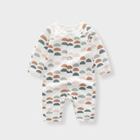 Light And Soft Bamboo Fiber Baby Jumpsuit Floral Animal Cute Print Spring Autumn Newborn Clothes Unisex Long Sleeve Baby Rompers For Boys Girls