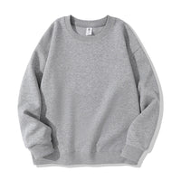 Autumn And Winter American Retro Composite Crew Neck Pullover Sweatshirt Men