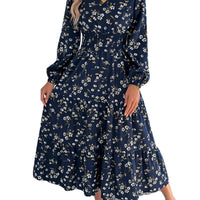 Womens SummerAutumn Slimming Youth-Enhancing Sweet Dress