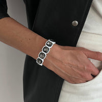Stylish Metal Layered Mixed Bracelet For Women