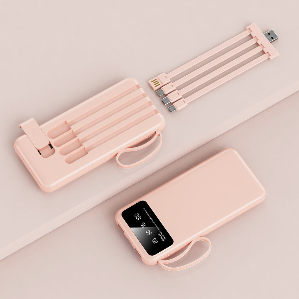 Built-in Cable Multi-port Wired Charging Power Bank
