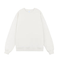 Solid Color Round Neck Men's Sweater Heavy Thickening American Fashion Brand Loose
