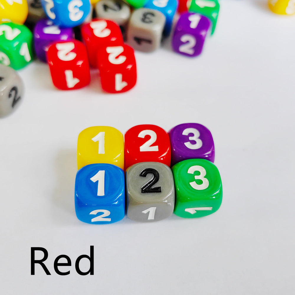 Color Digital Dice Teaching Children's Game Computing Teaching Aids