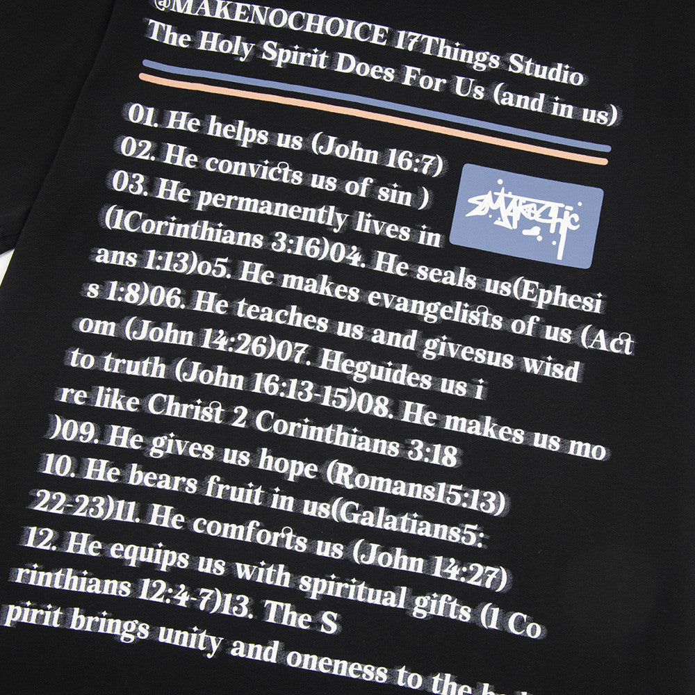 English Short Letter Printing Summer Men