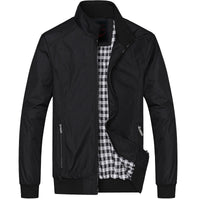 Men's New Jacket Slim Stand Collar Casual