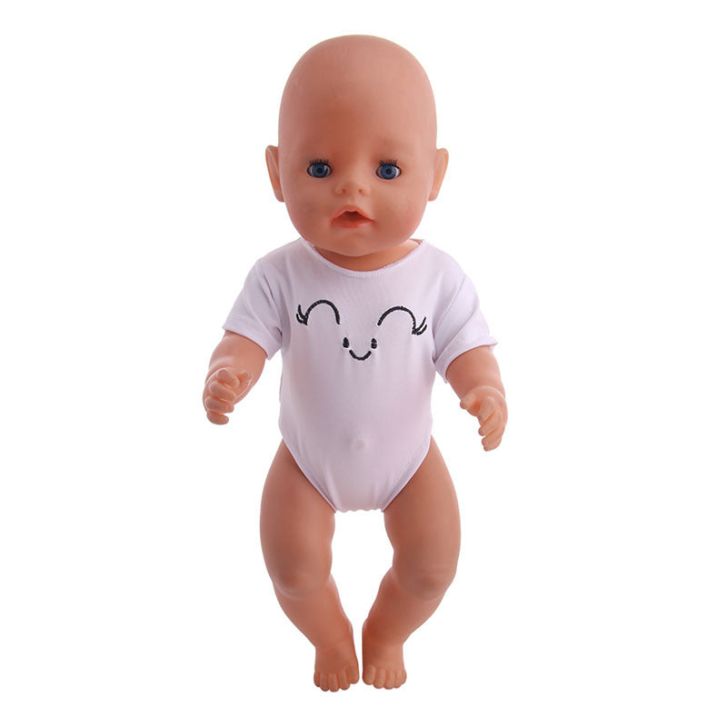 Cute One-piece Swimsuit With Girl Doll Accessories