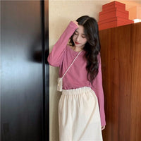 Bottoming Shirt Long Sleeve T-shirt Women''s Wear Clothes Early