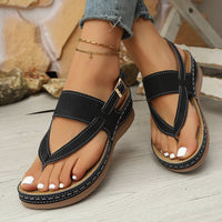 Womens Plus-Size Flip-Flop Sandals
