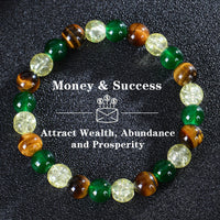 Bohemian Rainbow Stone Tiger Eye Crystal Bracelet