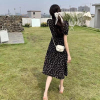 A-line Dress Thats Below-the-knee And Slimming