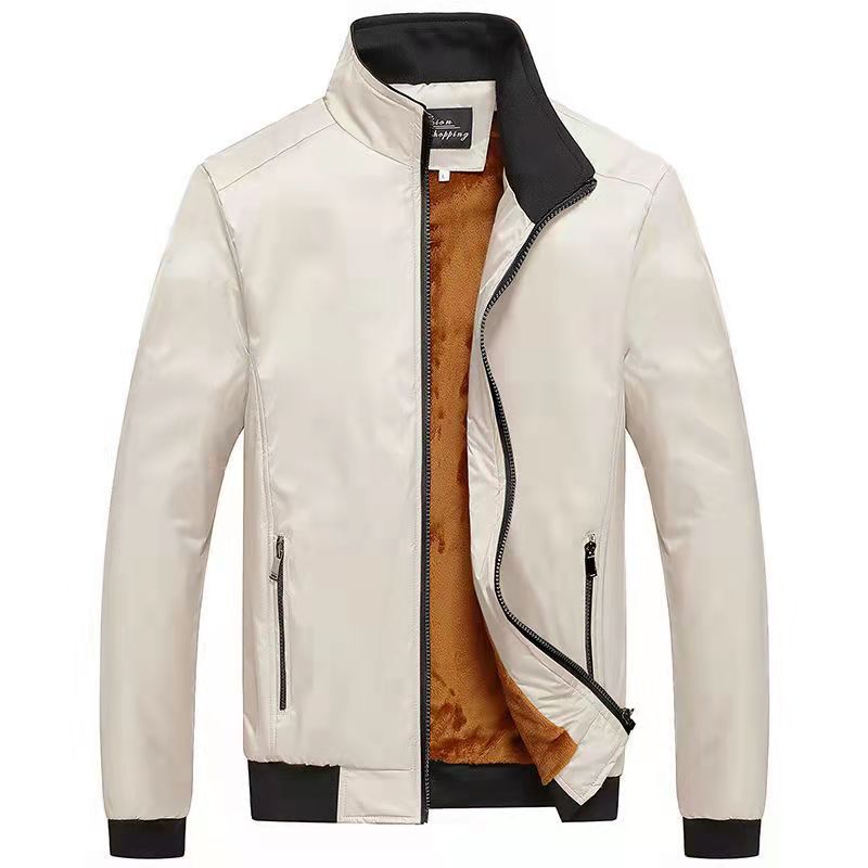 Men's New Jacket Slim Stand Collar Casual