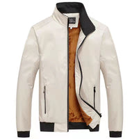 Men's New Jacket Slim Stand Collar Casual
