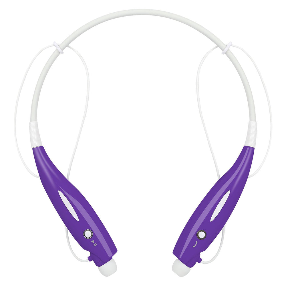 Wireless Stereo Headsets Sport Neckband Headphones In-ear Magnetic IPX4 Waterproof Earbuds With Built-in Mic Call Vibrate Alert Number Broadcast Running Gym
