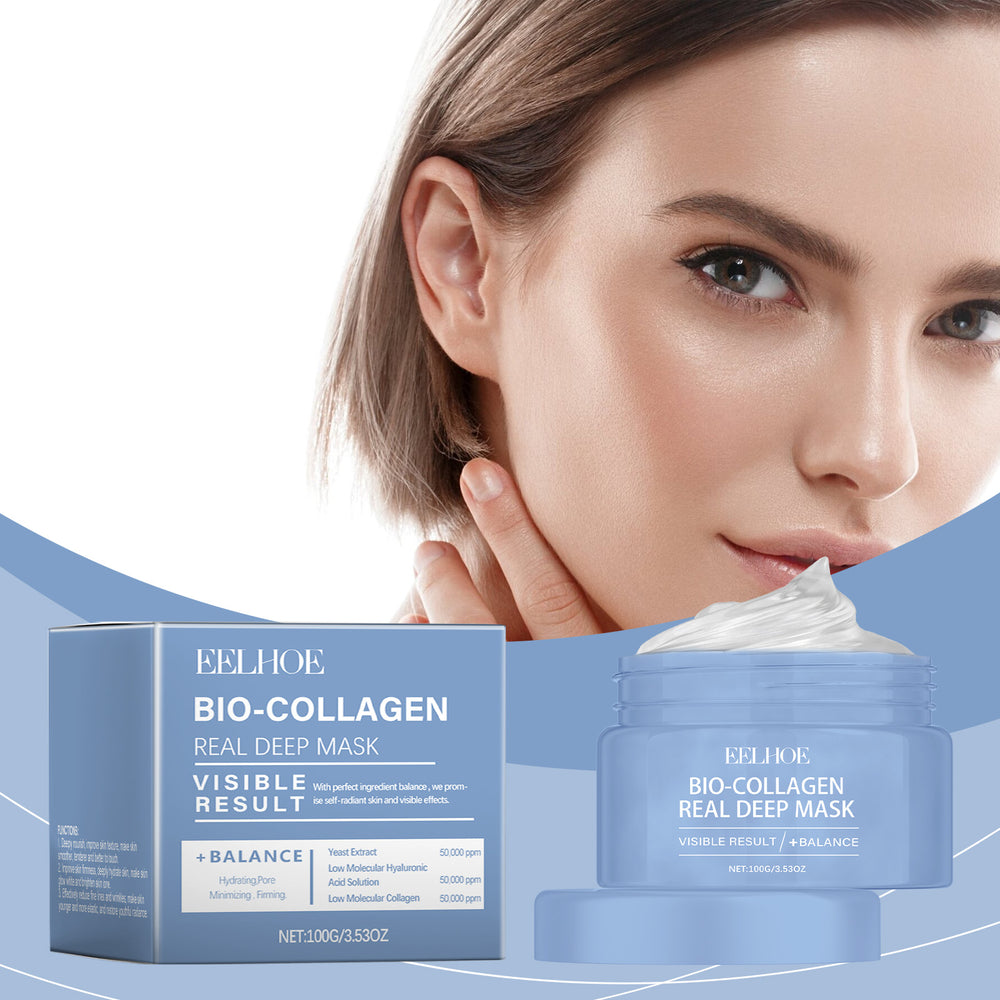 EELHOE Collagen Peel And Tear Mask Moisturizes And Moisturizes Facial Skin Hydrating And Tender Skin Care Mask