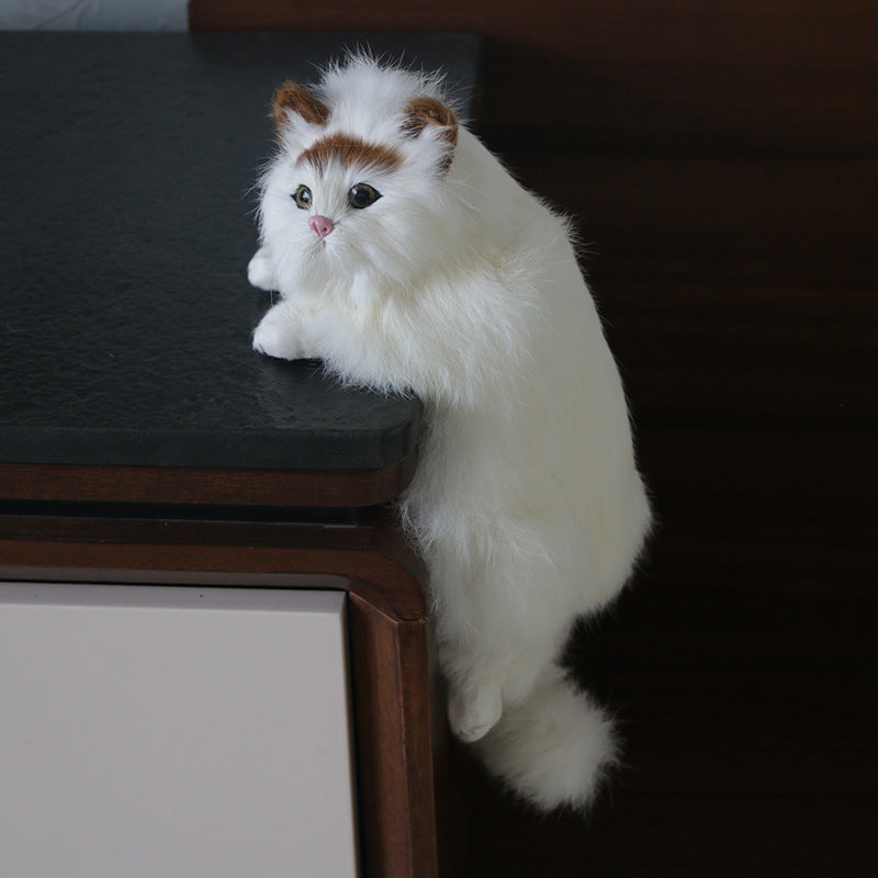 Simulation Cat, Exquisite TV Hanging Cat Home Accessories