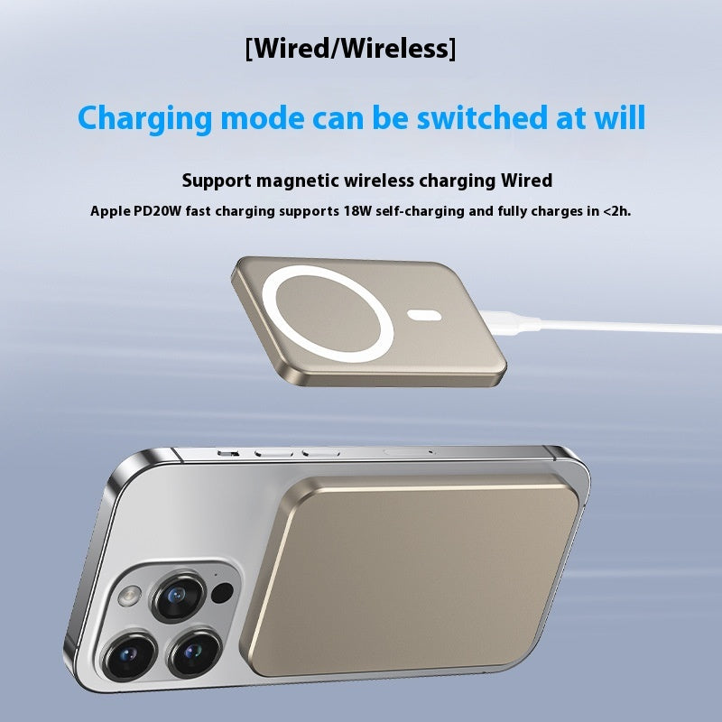 Magsafe Magnetic Wireless Fast Charging Mobile Power Supply