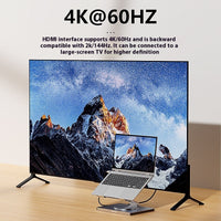 Type-c Extended Rotating Folding Laptop Stand