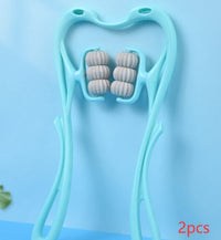 6-Wheel Manual Neck Massager - Pain Relief Roller