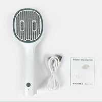 Cat Comb Dog Hair Remover Brush UVC Sterilization Pet Grooming Slicker Needle Comb Removes Tangled Self Cleaning Pet Supplies