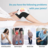 Electric Heated Knee Massager with Kneading & Vibration