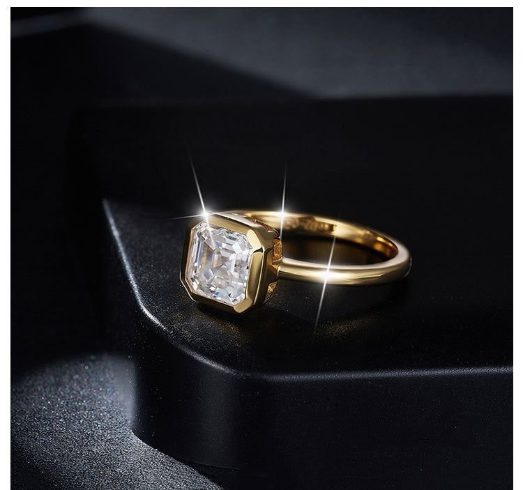 Design A Minimalist Pagoda-cut Diamond Ring