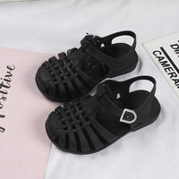 Buckle Hollow Sandals Children'S Flat-Bottomed Baby Sandals