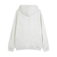 Loose Casual Letter Print Zipper Sweater