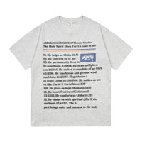 English Short Letter Printing Summer Men