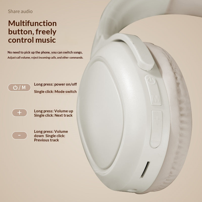 Over-ear Bluetooth Headphones With Ultra-long Battery Life