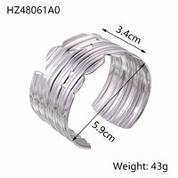 Womens Fashionable Vintage Stainless Steel Bracelet