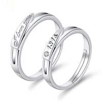 Moissanite Engagement Couple Couple Rings