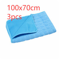 Summer Cooling Pet Sleeping Ice Silk Mat