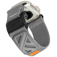 Magnetic Loop Climbing Nylon Canvas Sports Velcro Watch Strap