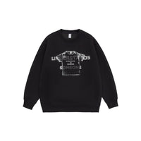 Design Sense Printed Crew Neck Sweatshirt Men