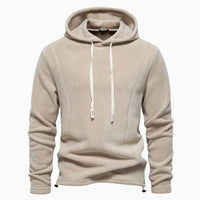 New Mens Long-sleeve Hoodie With A Stand-up Collar And A Half-zip