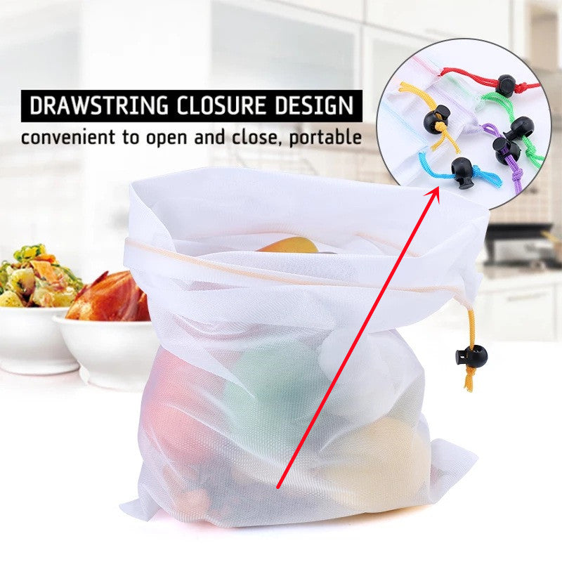 Agricultural Product Washable Mesh Kitchen Storage Bag