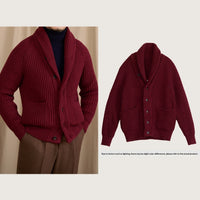 Casual  Warm  And Stylish Mens Commuter Sweater Cardigan