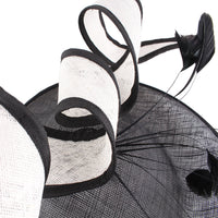 Mesh Bridal Hair Accessories Banquet Party Performance Black And White Top Hat