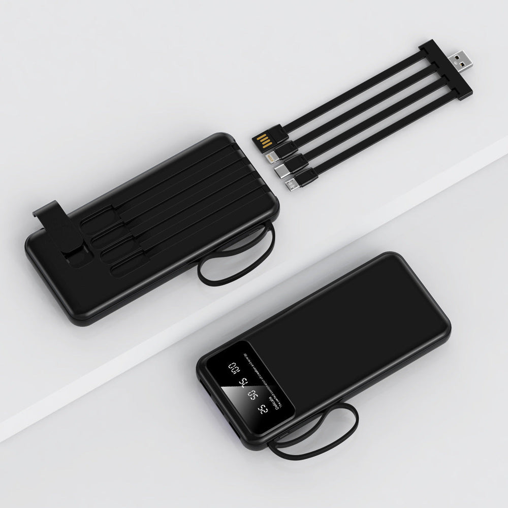 Built-in Cable Multi-port Wired Charging Power Bank