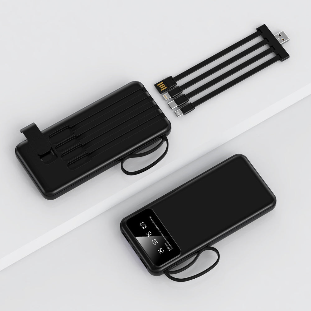 Built-in Cable Multi-port Wired Charging Power Bank