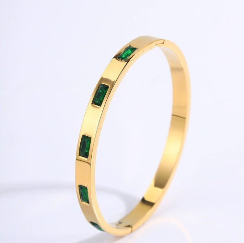 Zircon Bracelet With A Traditional Chinese Aesthetic And Elegant Vibe