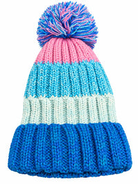Women's  Waterproof Striped Knit Winter Beanie  (Delivery 3-5 Days Only For UK)
