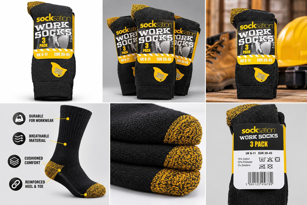 Men's Warm Work Thermal Socks (Delivery 3-5 Days Only For UK)